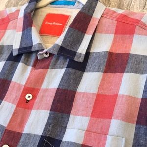 Tommy Bahama long sleeve button up Linen shirt